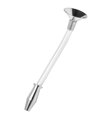 Stainless Steel Ass Funnel with Hollow Anal Plug