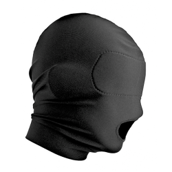 Disguise Open Mouth Hood with Padded Blindfold