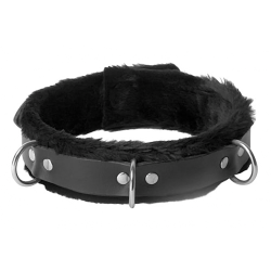 Fur Lined Leather Bondage Essentials Kit