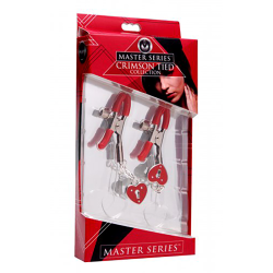 Captive Heart Padlock Nipple Clamps