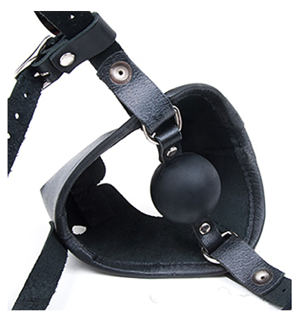 Stockroom K9 Muzzle w/Removable Silicone Ball Gag