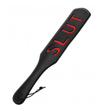SLUT Steel Enforced Spanking Paddle