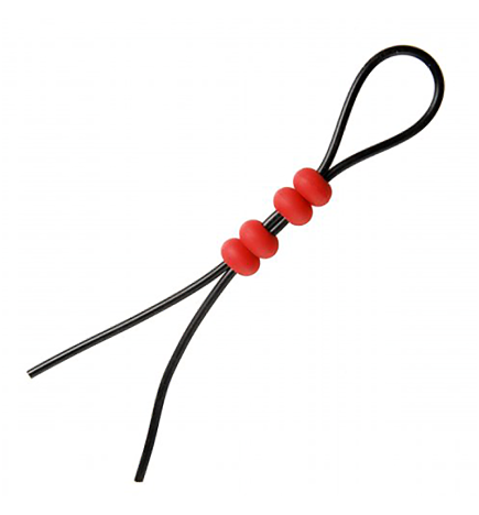 Crimson Tied Bolo Lasso Style Adjustable Cock Ring