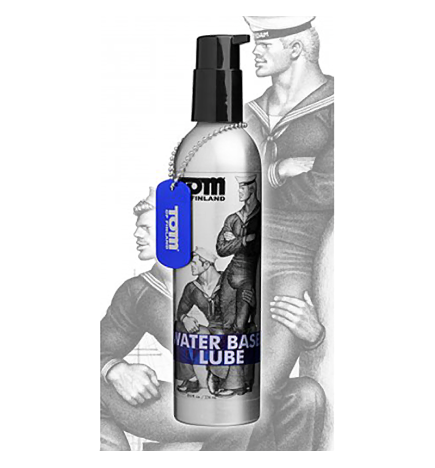 Tom of Finland Water Based Lube - 8 oz.