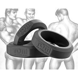 Tom of Finland 3 Piece Silicone Cock Ring Set