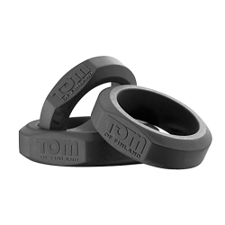 Tom of Finland 3 Piece Silicone Cock Ring Set