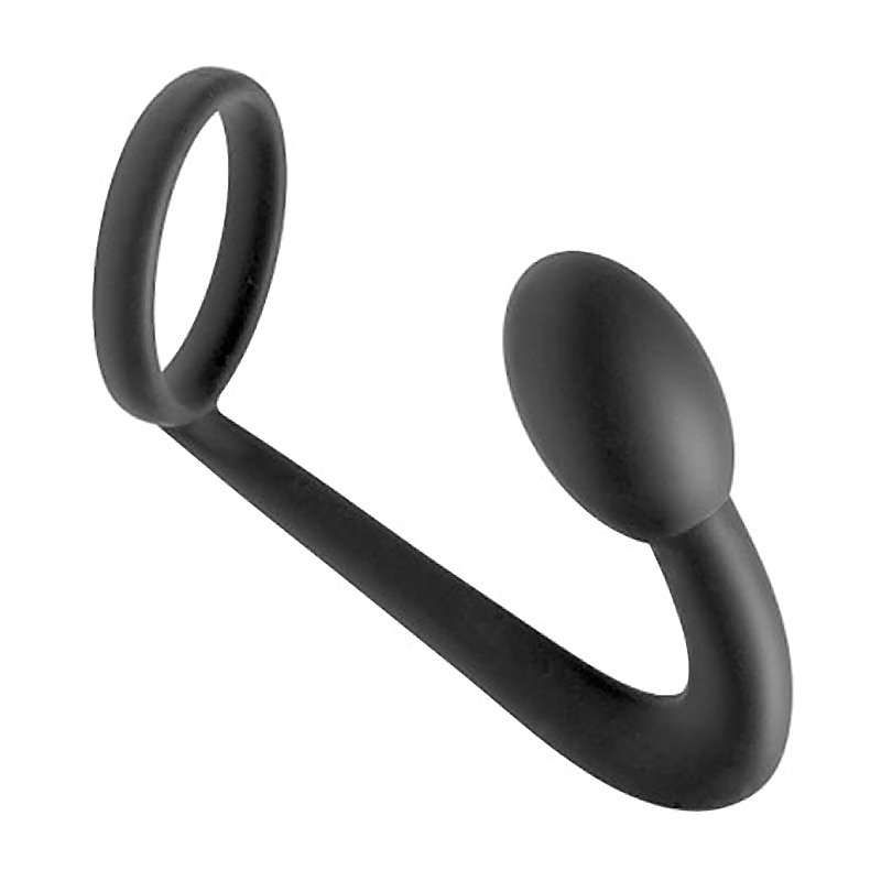 Explorer Silicone Cock Ring and Prostate Plug Explorer Silicone Cock Ring and Prostate Plug