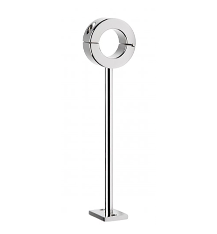 Locking Mounted CBT Scrotum Cuff with Bar
