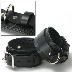 Strict Leather Deluxe Leather Locking Cuffs