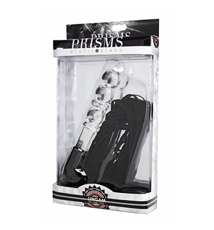 Lingam Glass Dildo Flogger