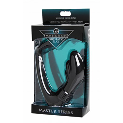 Prostatic Play Nova Silicone Cock Ring and Prostate Vibe
