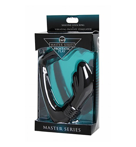 Prostatic Play Nova Silicone Cock Ring and Prostate Vibe