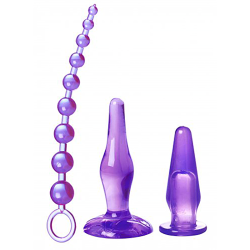 Amethyst Adventure 3 Piece Anal Toy Kit