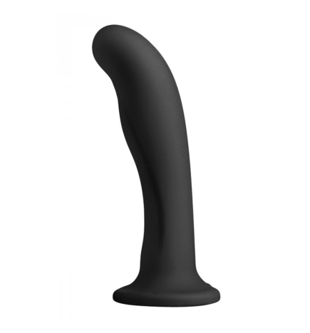 Heart On Silicone Harness Dildo