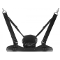 Leather Bondage Swing with Stirrups and Pillow