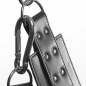 Leather Bondage Swing with Stirrups and Pillow