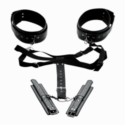 Acquire Easy Access Thigh Harness with Wrist Cuffs