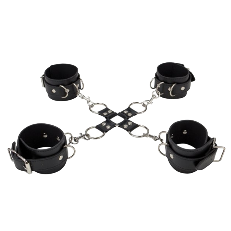 Ouch! Leather Hand and Leg Cuffs Ouch! Leather Hand and Leg Cuffs