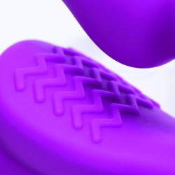 Vibrating Strapless Silicone Strap-on Dildo