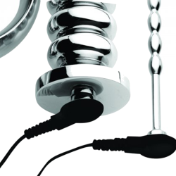 Zeus Deluxe Series Voltaic Stainless Steel Male E-stim Kit
