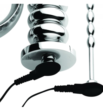 Zeus Deluxe Series Voltaic Stainless Steel Male E-stim Kit