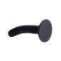 Black Silicone Strap-On Dildo - Small