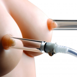Nipple Pumping System with Dual Detachable Acrylic Cylinders