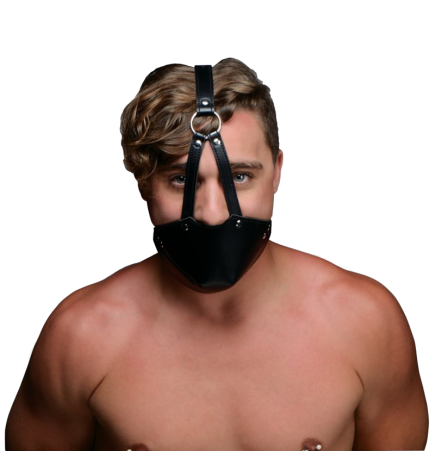 Strict Leather Mouth Harness with Ball Gag