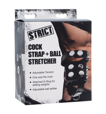 Strict Leather Cock Strap and Ball Stretcher