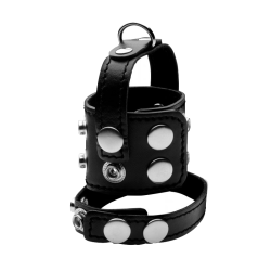 Strict Leather Cock Strap and Ball Stretcher
