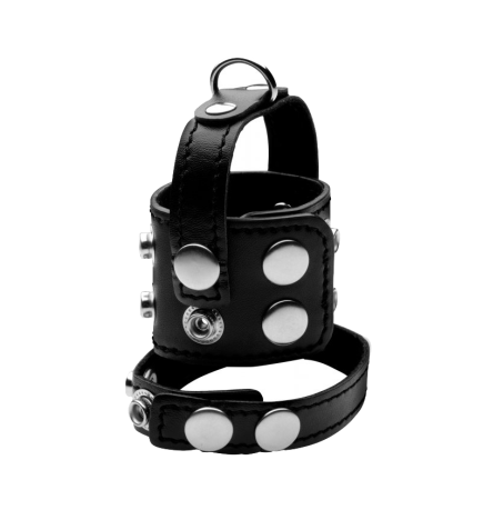 Strict Leather Cock Strap and Ball Stretcher