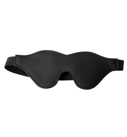 Strict Leather Black Fleece Lined Blindfold