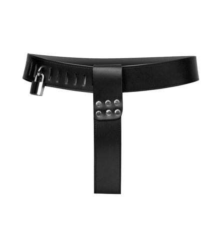 Strict Leather Adjustable Female Chastity Belt