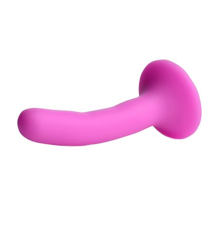 Pink Silicone Strap-On Dildo - Small