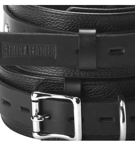 Strict Leather Deluxe Leather Locking Thigh Cuffs