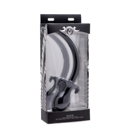 Woof XL Silicone Puppy Tail Butt Plug