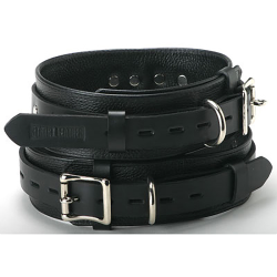 Strict Leather Deluxe Leather Locking Thigh Cuffs