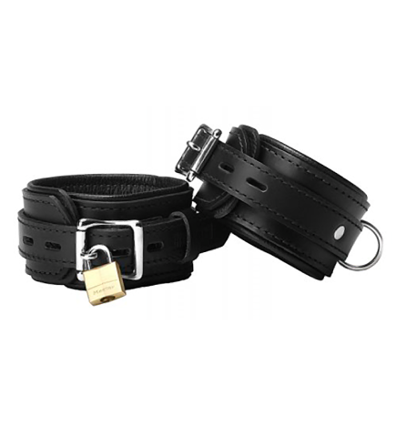 Strict Leather Premium Leather Locking Cuffs