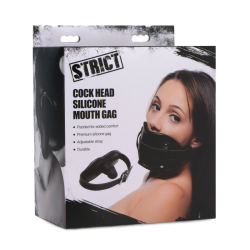 Cock Head Silicone Mouth Gag