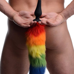 Rainbow Tail Anal Plug