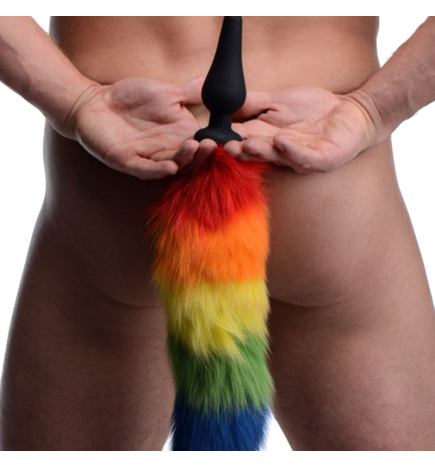 Rainbow Tail Anal Plug