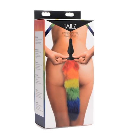Rainbow Tail Anal Plug