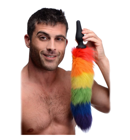 Rainbow Tail Anal Plug