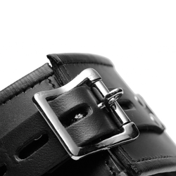 Padded Leather Locking Posture Collar