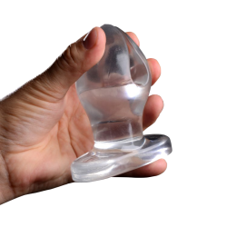 Anchored Clear Anal Plug