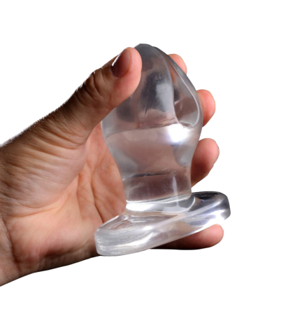 Anchored Clear Anal Plug