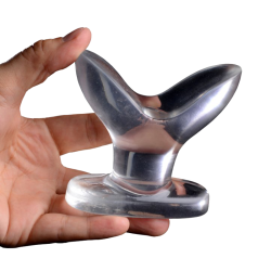 Anchored Clear Anal Plug