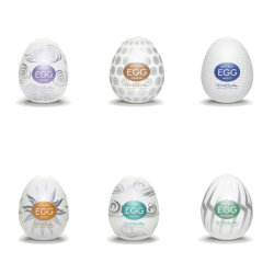 Tenga Easy Beat Egg Hard Boiled Masturbator Six Pack
