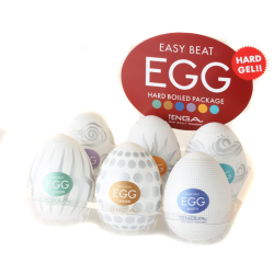 Tenga Easy Beat Egg Hard Boiled Masturbator Six Pack