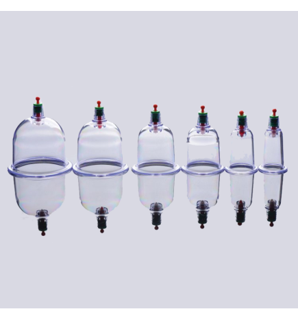 Sukshen 6 Piece Cupping Set with Acu-Points